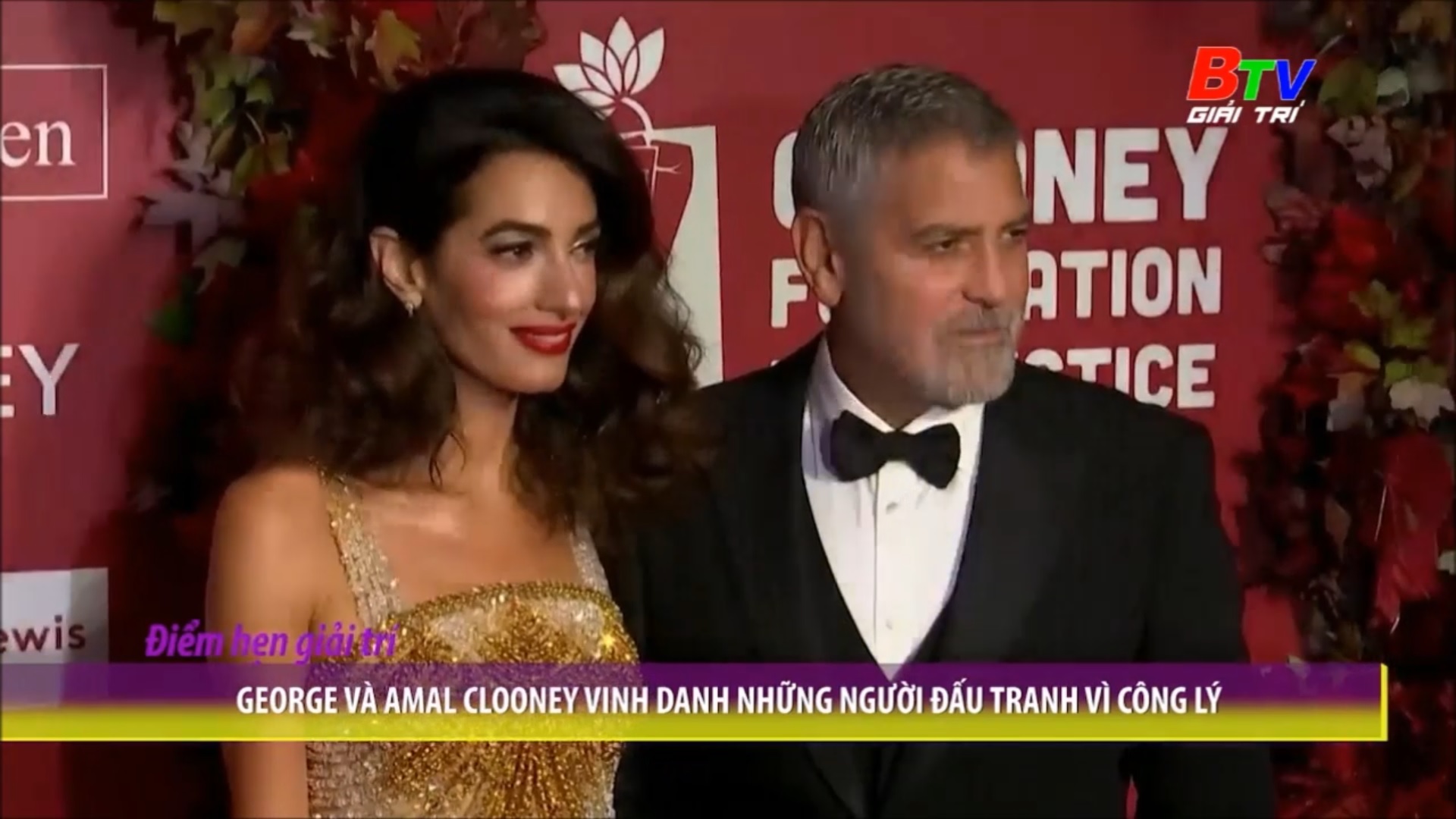 George và Amal Clooney vinh danh những người đấu tranh vì công lý